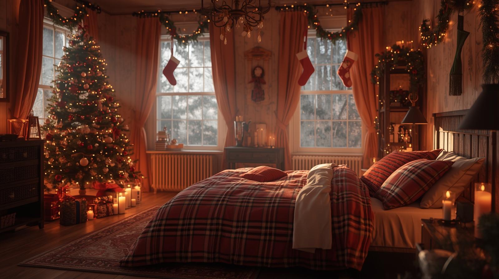 America's Cozy Secret: 12 Christmas Bedroom Decor Ideas to Make Your Space Magical