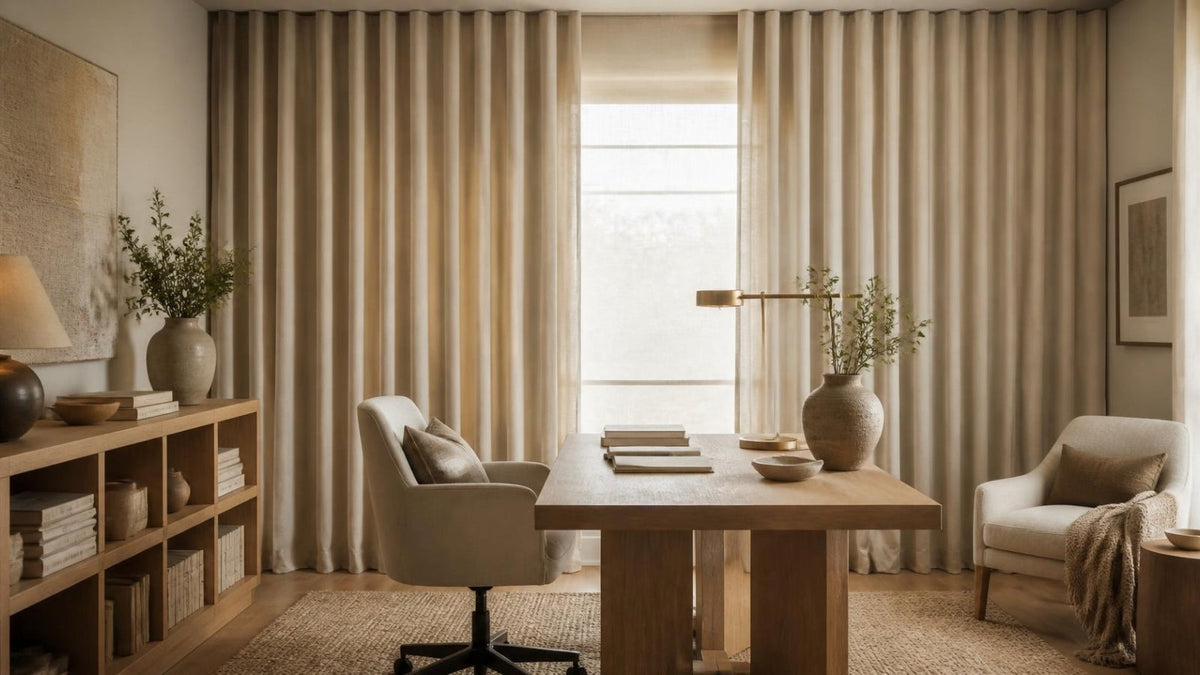 Easy Ways to Soundproof Your Home Office with Curtains