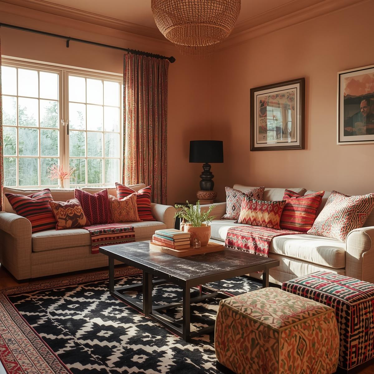 Indian Living Room Makeover Ideas With Bohemian Decor