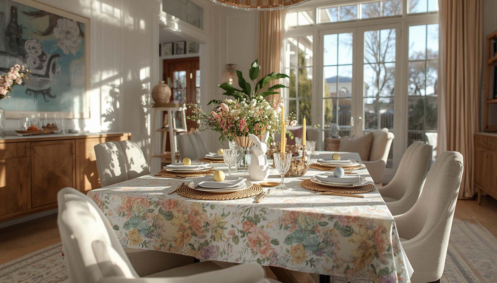 Hop Into Easter with Fabdivine’s Stunning Table Cloths