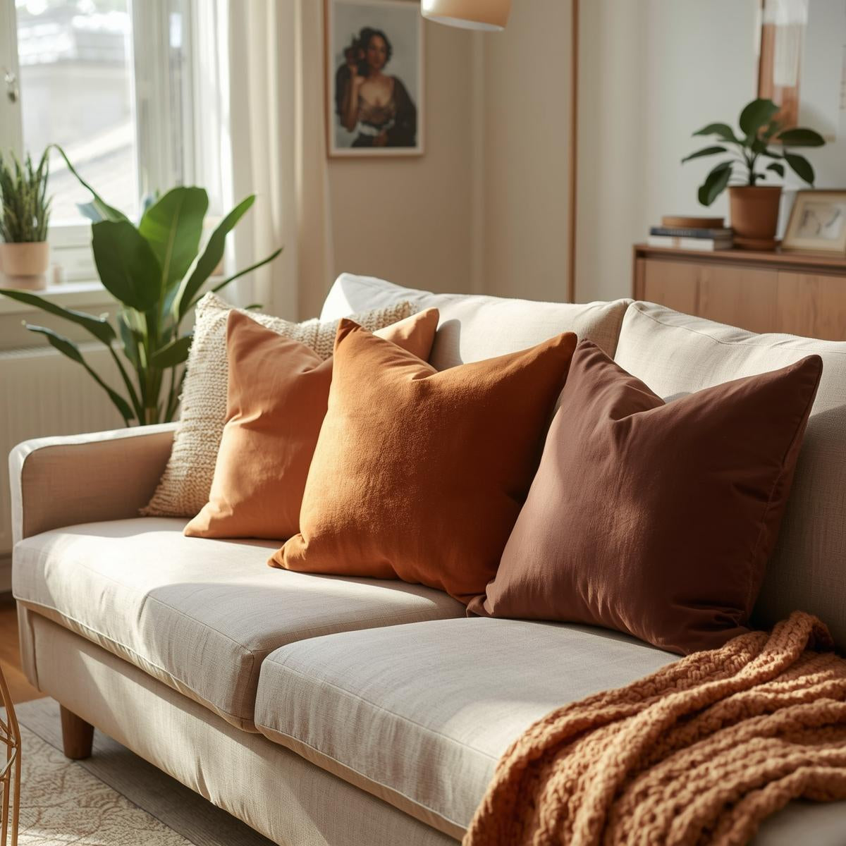 The Cozy Brown Cushion Trend Making America Smile Daily