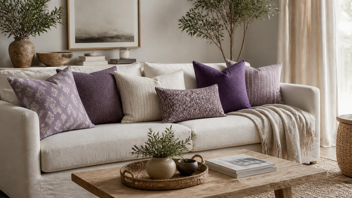 From Cozy to Royal: Purple Pillow Covers Trending in the USA