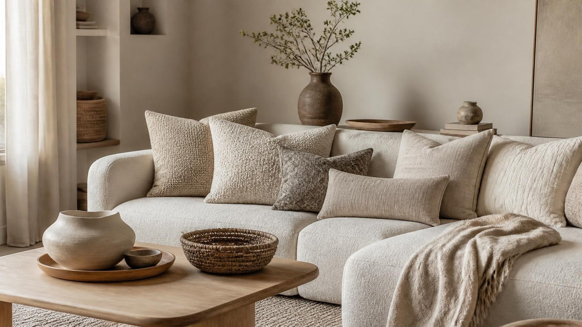 The Art of Mix and Match: Textured Pillow Covers Edition