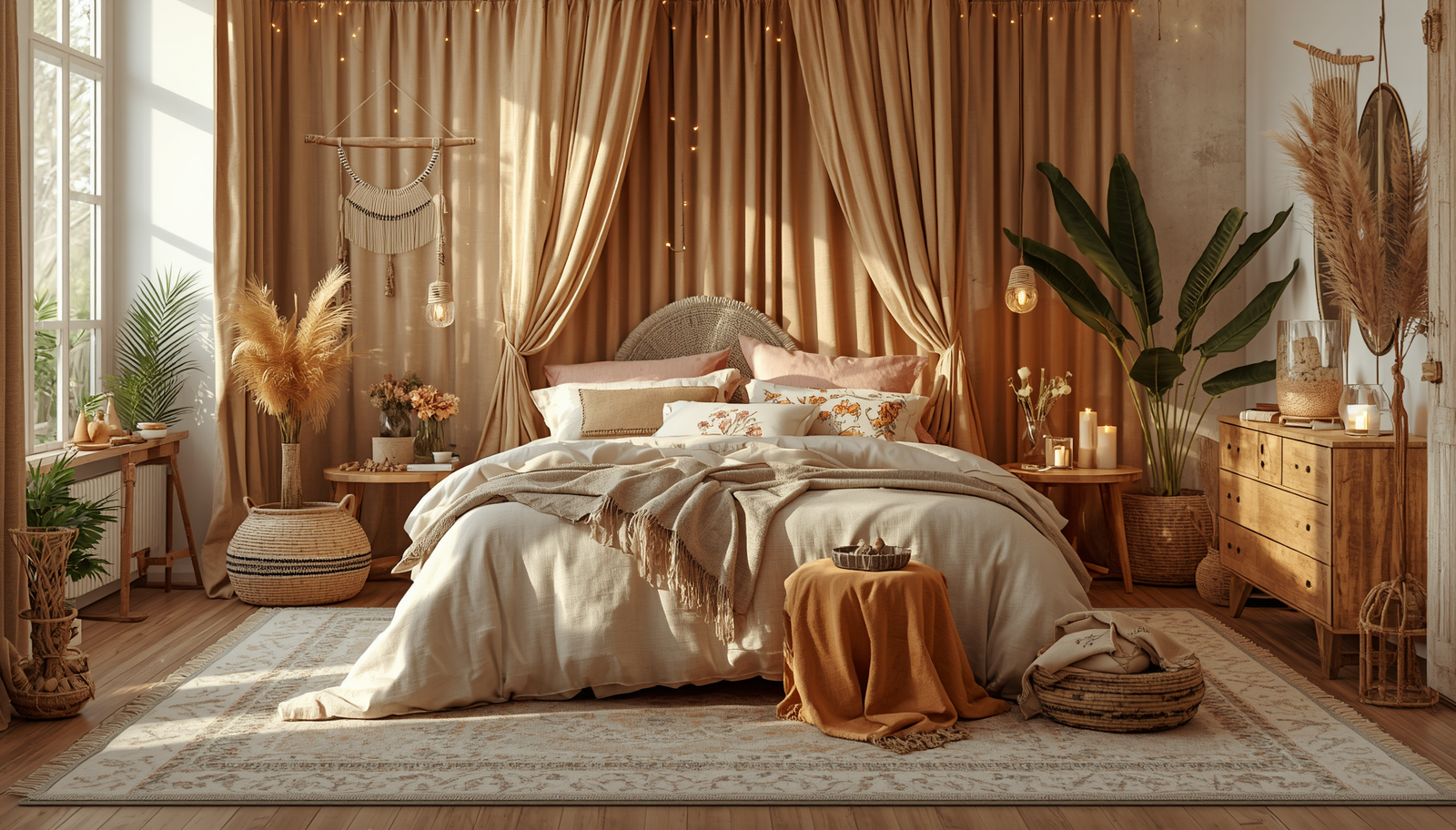 Boho Bedroom Enchantment: Craft Your Dreamy Oasis Now!
