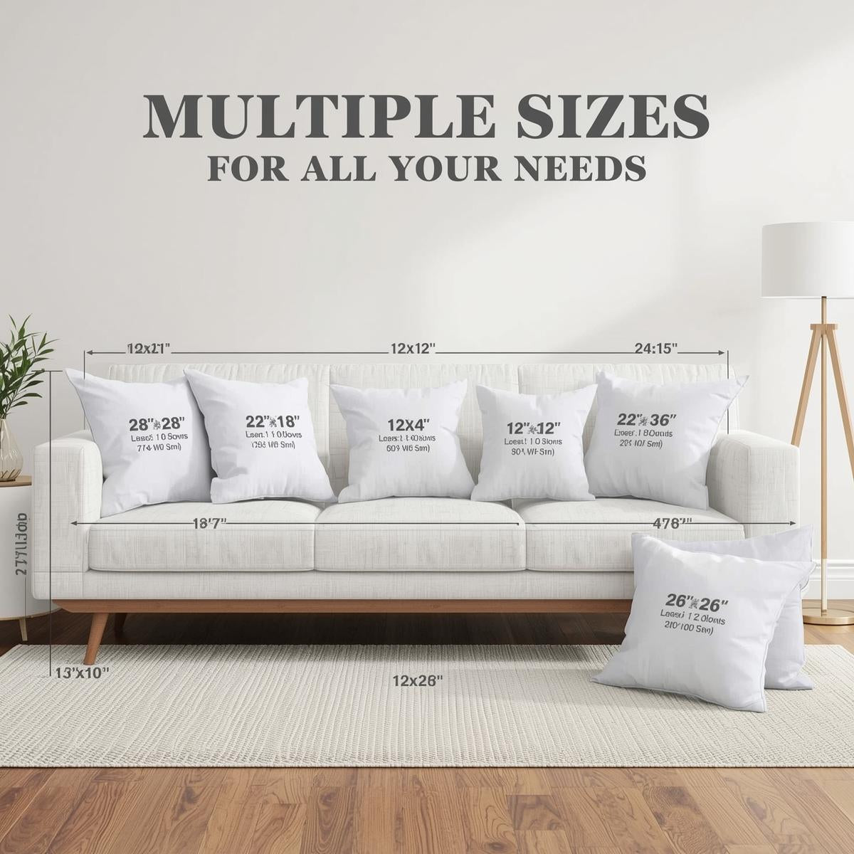 How To Choose The Perfect Pillow Size For Your Sofa