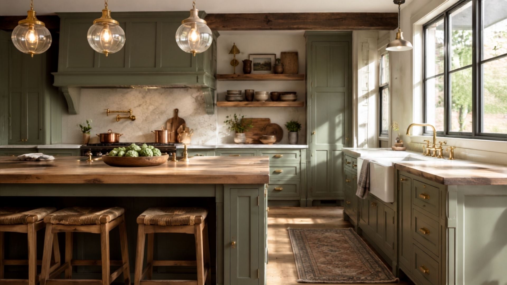 Nate Berkus Wants You to Try This Green Farmhouse Kitchen Trend
