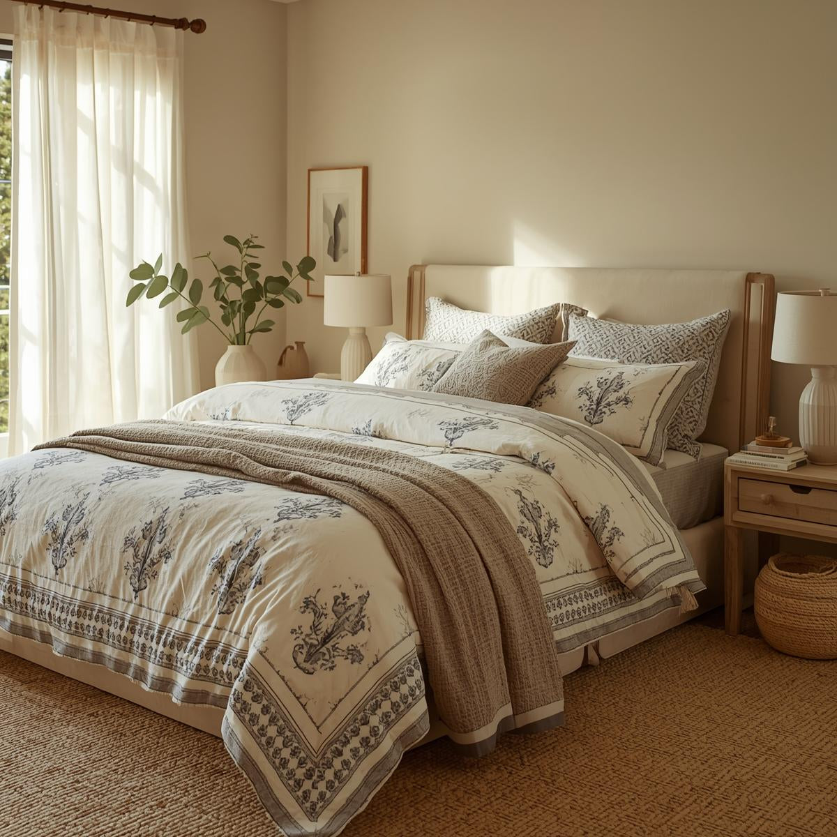 Transform Your Bedroom With Indian Block Print Bedding: A Timeless Art For Modern Homes