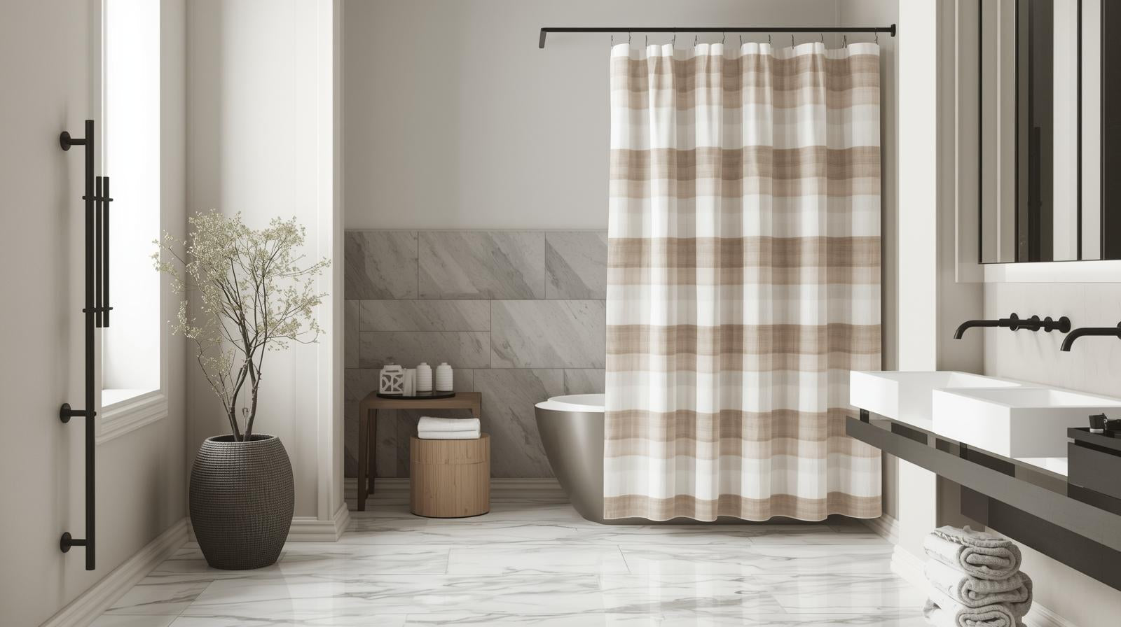 Double the Style, Double the Privacy: The Ultimate Double Shower Curtain Upgrade