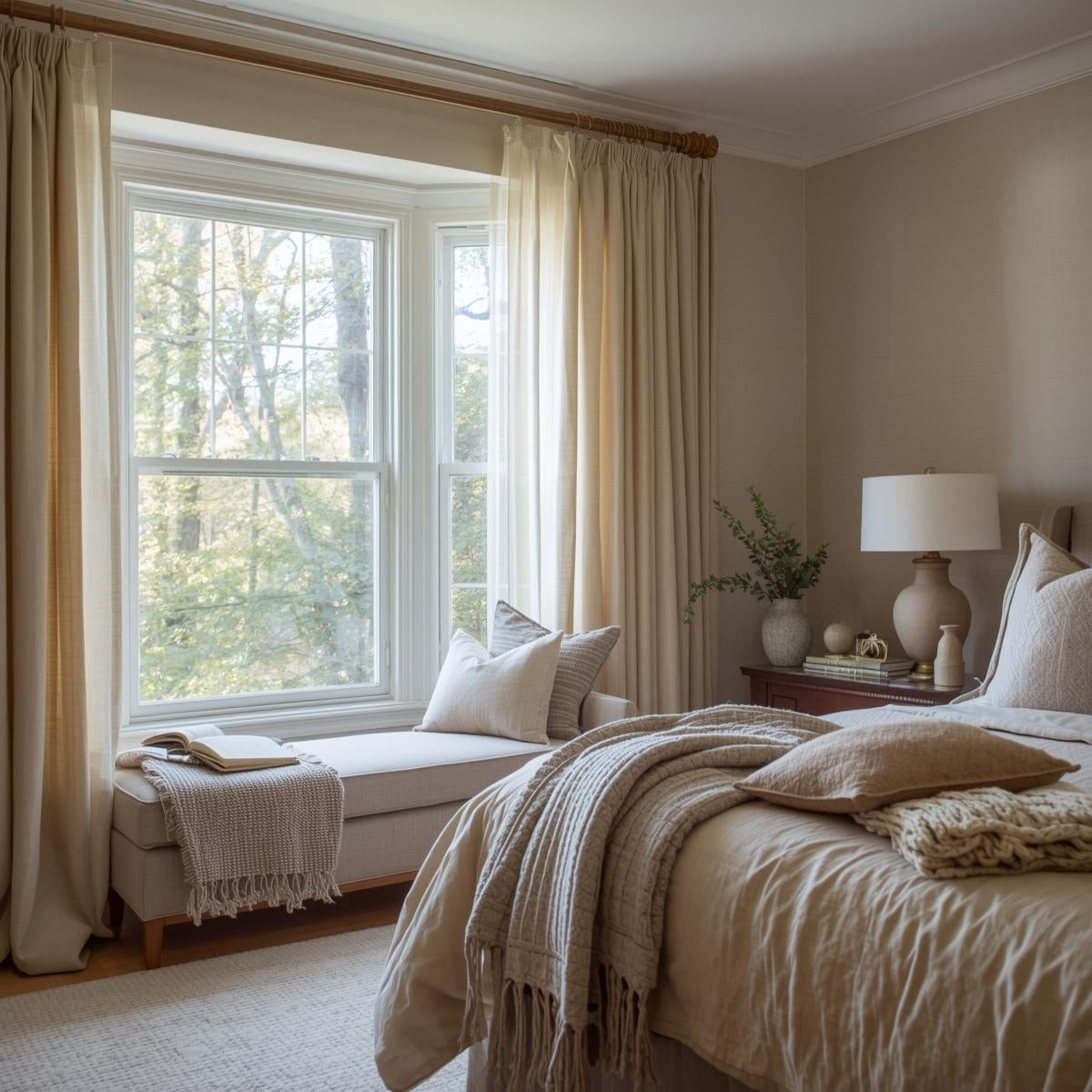 The New Corner Window Look Everyone Wants in Bedrooms