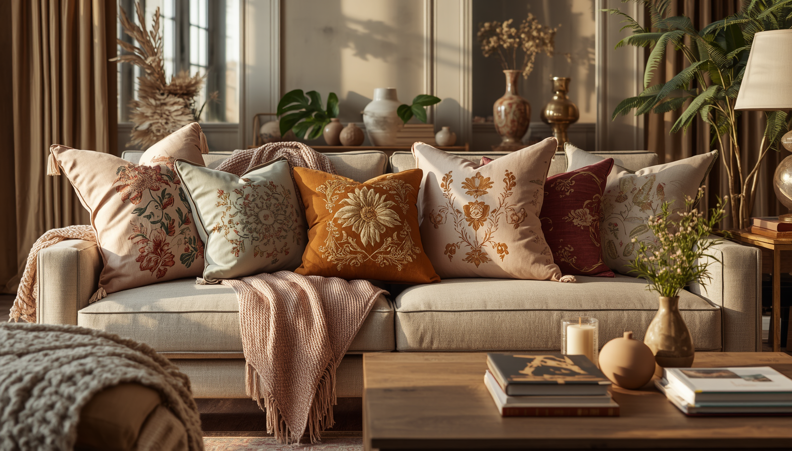 Best Vintage Throw Pillows for a Classic, Cozy Look by Fabdivine