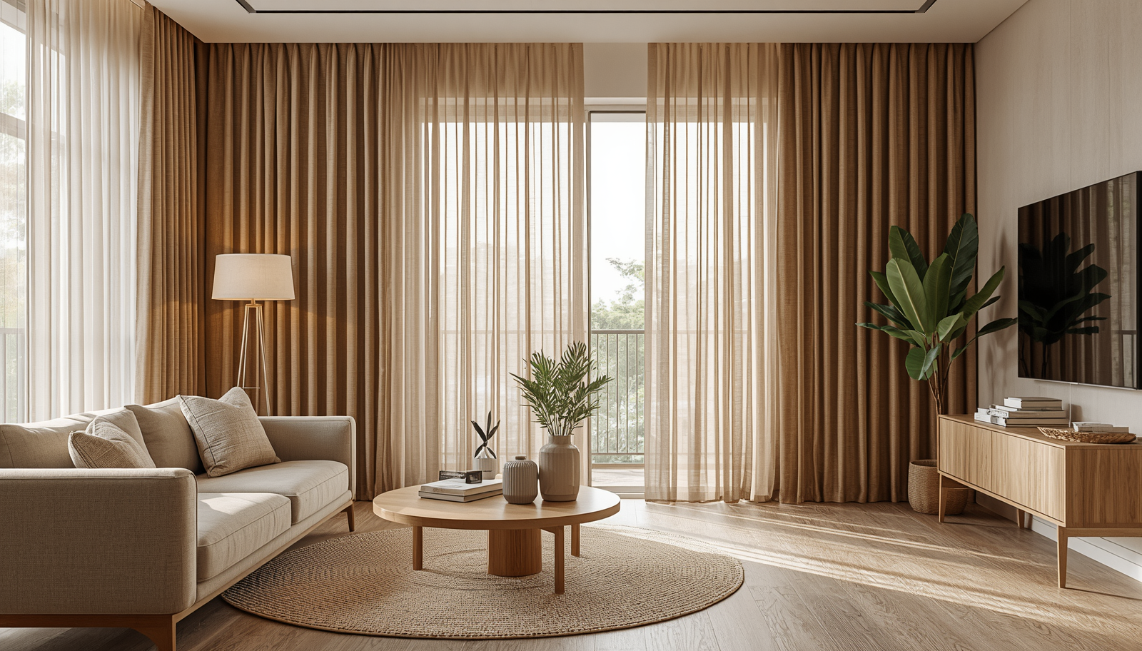 Tips To Top Curtain Decoration For Living Room