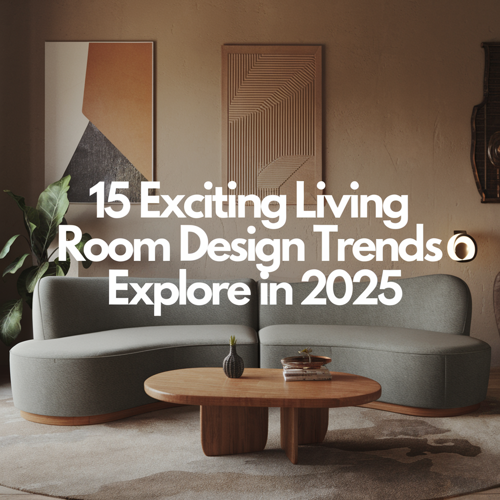 15 Exciting Living Room Design Trends to Explore in 2025