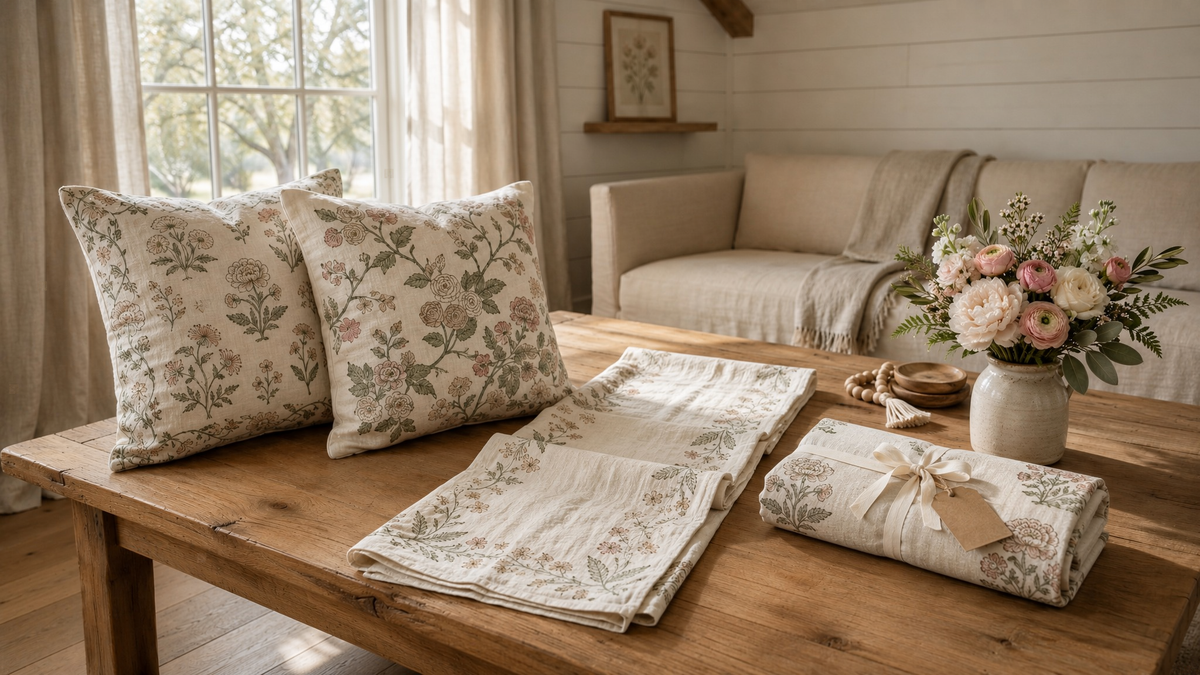 Wedding Gift Ideas That Feel Personal: Artisan Block Print Linens Every Couple Can Treasure