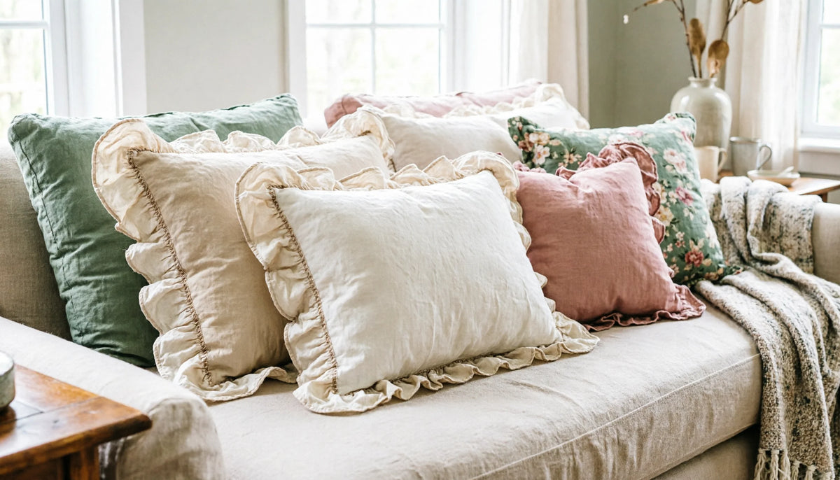 Ruffle Pillow Covers: The Charming Detail That Makes Any Room Feel Designer-Styled