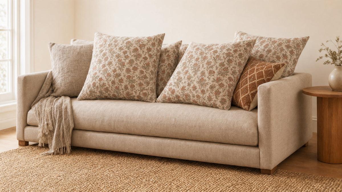 Large Pillow Covers: The Designer Styling Trick That Makes Your Living Room Look More Expensive