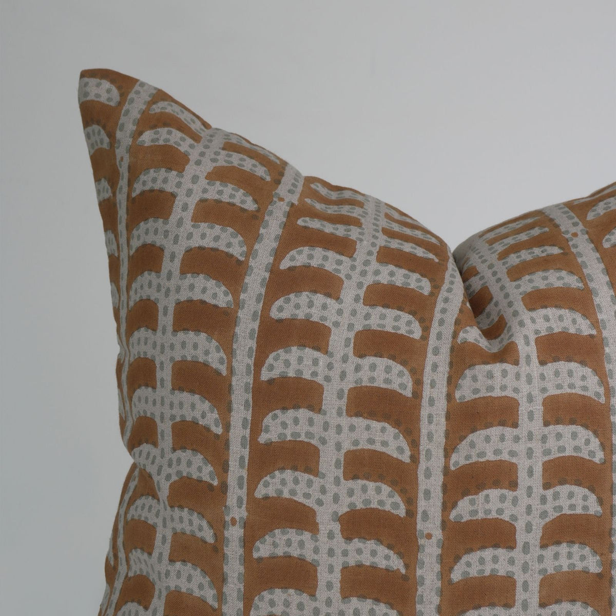 Indian Ancient Linen Pillow Cover for Sofa || Garud