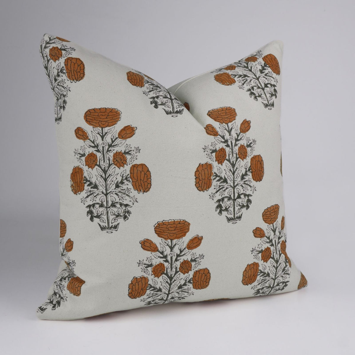 Indian Artisan Mustard Duck Canvas Cushion Cover - Swadesh