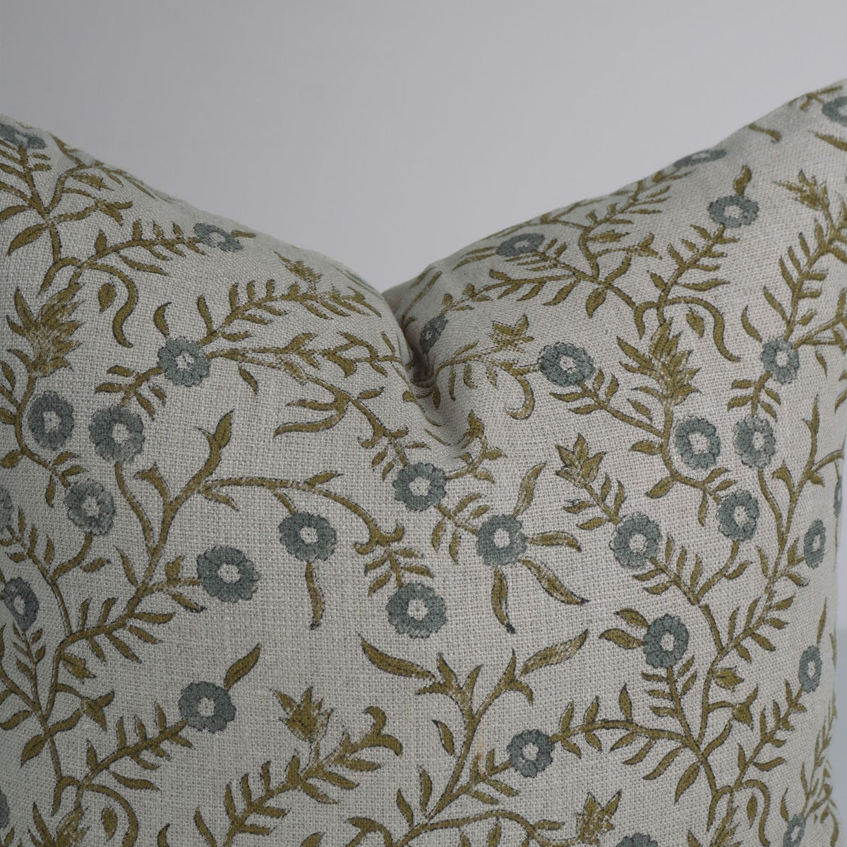 Handmade Floral Thick Linen Cushion Case - Shehjan