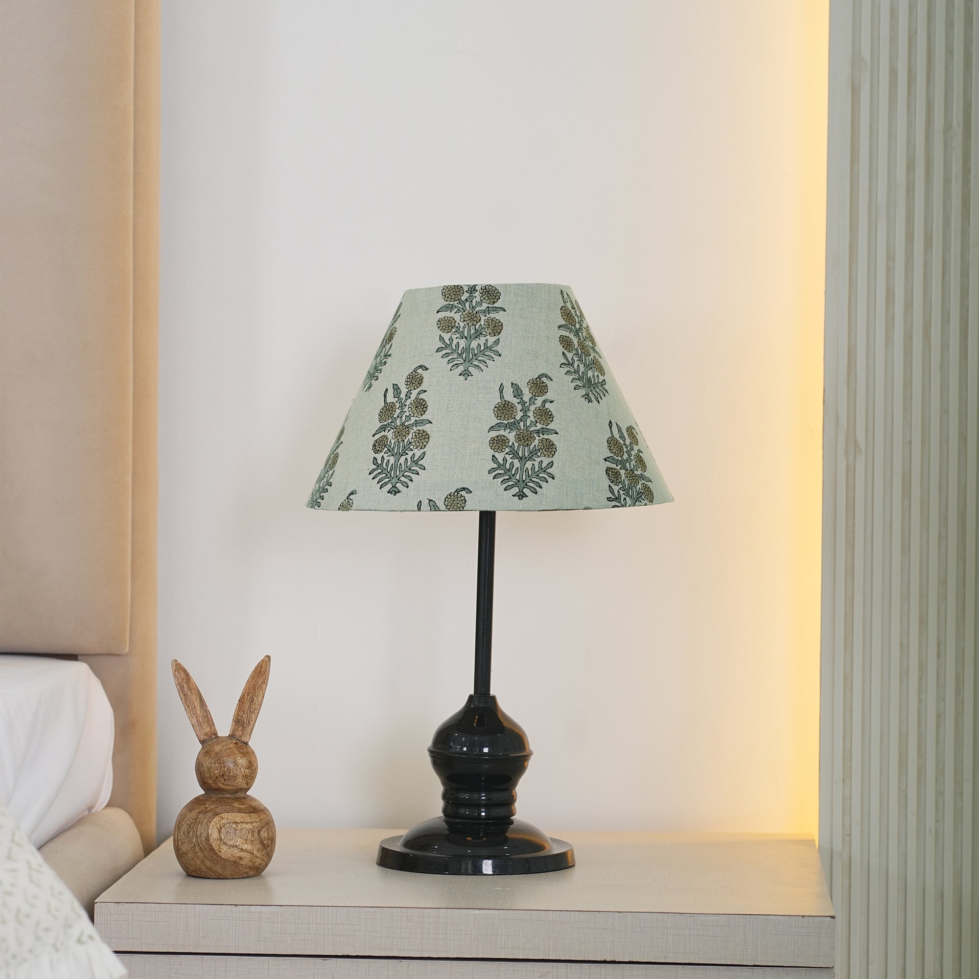Handmade Pure Linen Boho Decor Coolie Lampshade - Hazara