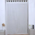 Block Printed Mustard Floral Cotton Window Curtain - Rudra