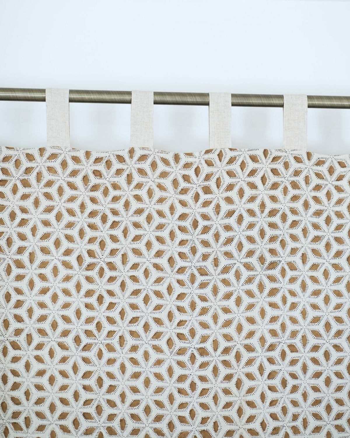 Handmade Viscose Linen Tab Top Window Curtain – Shatkon
