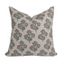 Rust Floral Pure Linen Indian Print Cushion Cover – Bael Patra