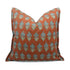 Handcrafted Oxford Linen Blend Boho Pillow Cover || Rust Mormukut