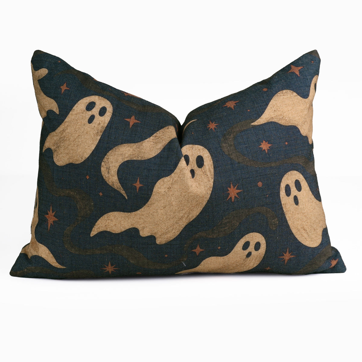 Spook Ghost Printed Boho Lumbar Cushion Cover Halloween Decor 