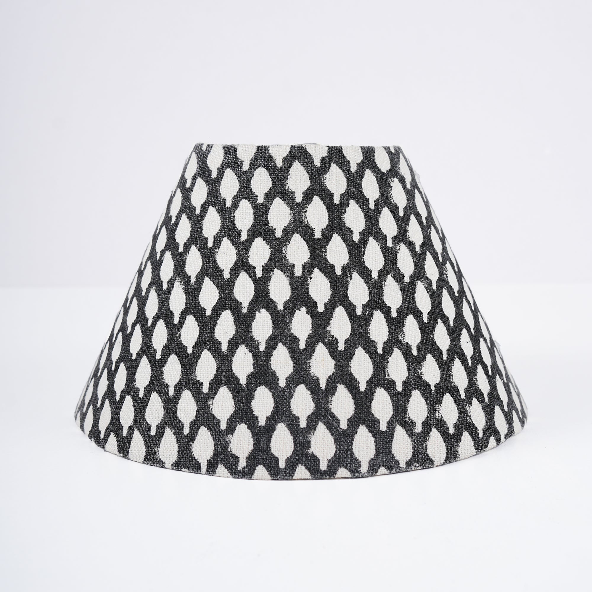 Handmade Off-White Linen Home Decor Lampshade - Khushbu
