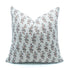 Deepika Indian Print Heavy Viscose Linen Cushion Cover Brown Floral 