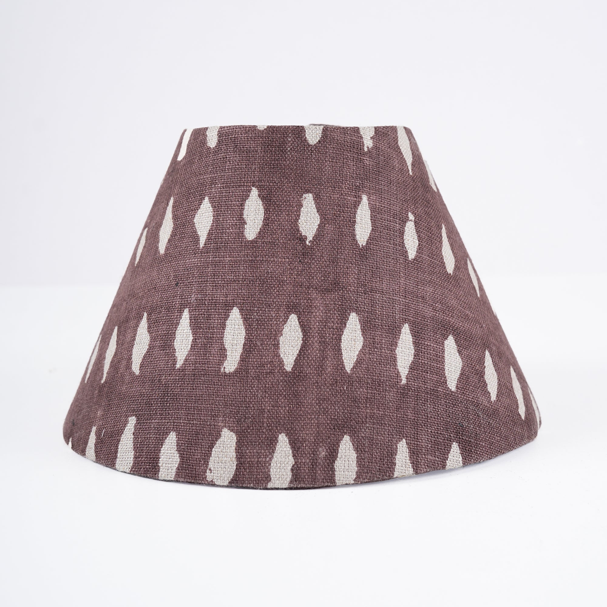 Jaipur Handicraft Linen chocolate Brown Lampshade - Omji