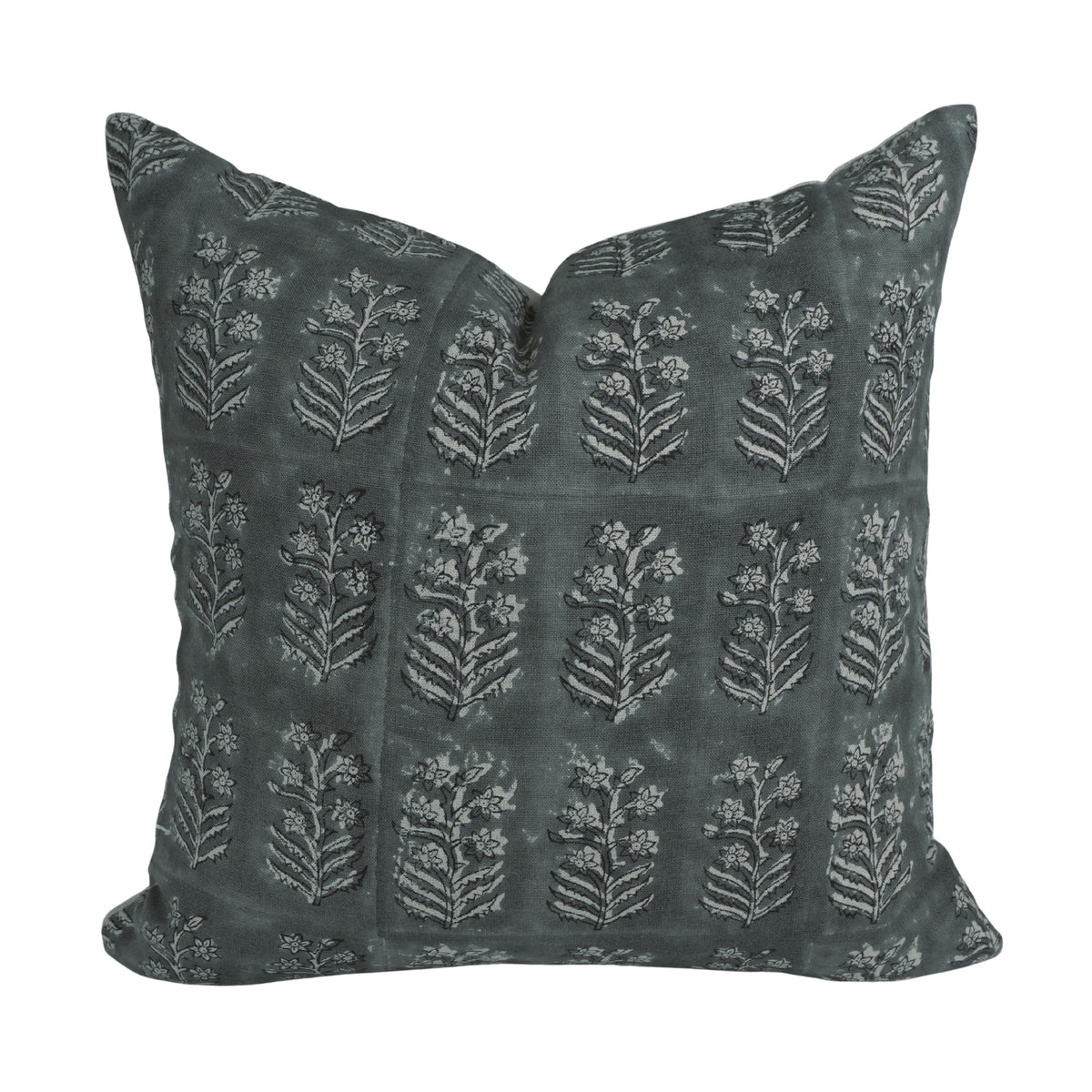 Indian Printed Pure Linen Indoor Pillow Cover - Inderdhanush