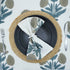 Handmade hand print napkin table dining linen