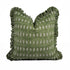 Indian Artisan Omji Hand Block Print Green Pillow Cover