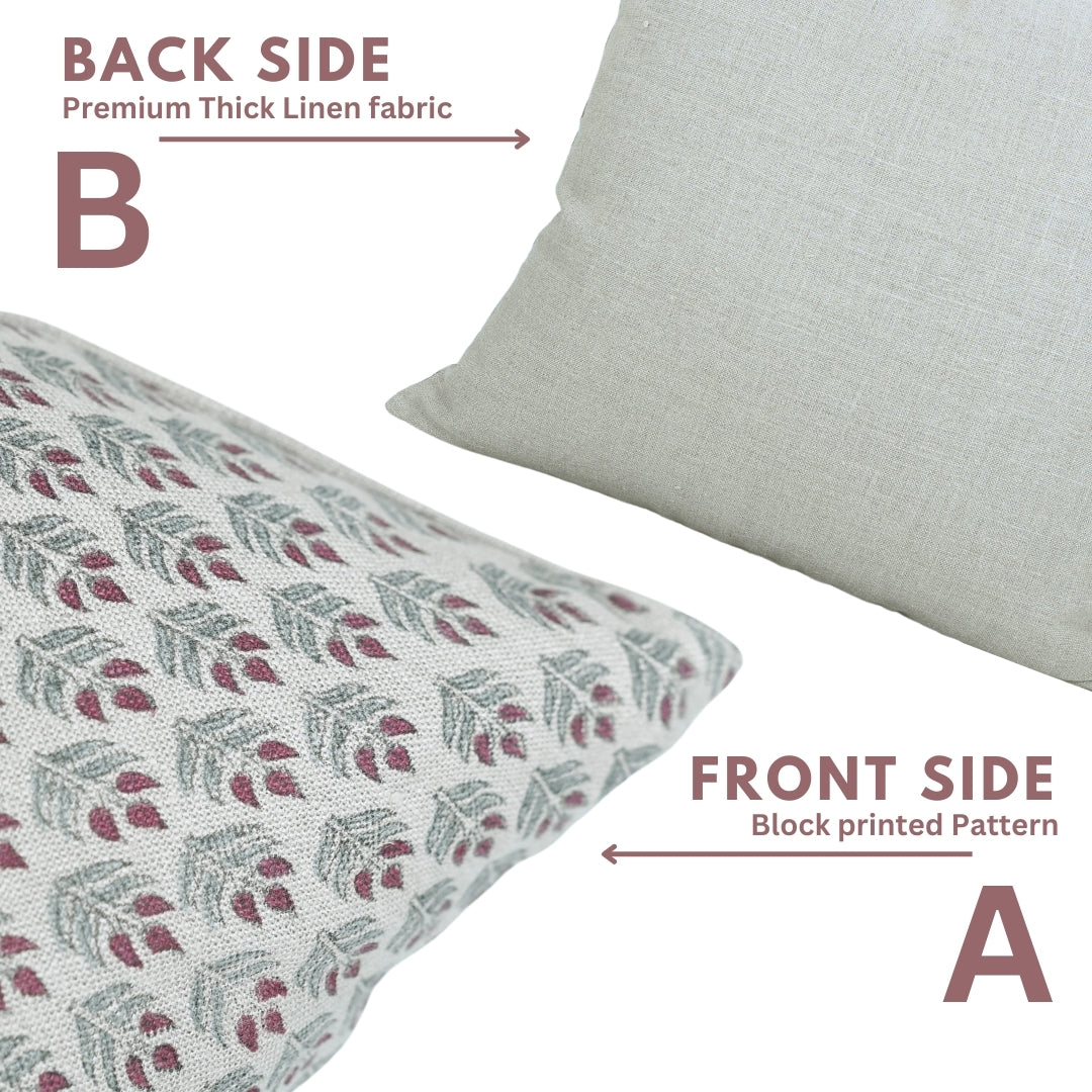 Pink Throw Pillows Soft Sophistication Meets Emotional Elegance - Alia - Thick Linen