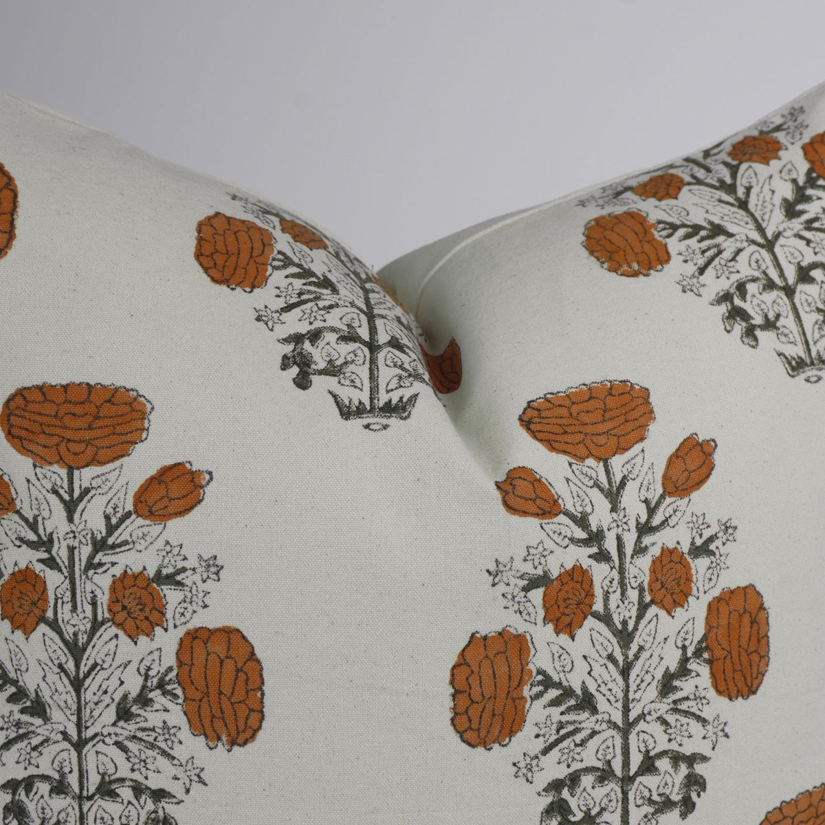 Indian Artisan Mustard Duck Canvas Cushion Cover - Swadesh