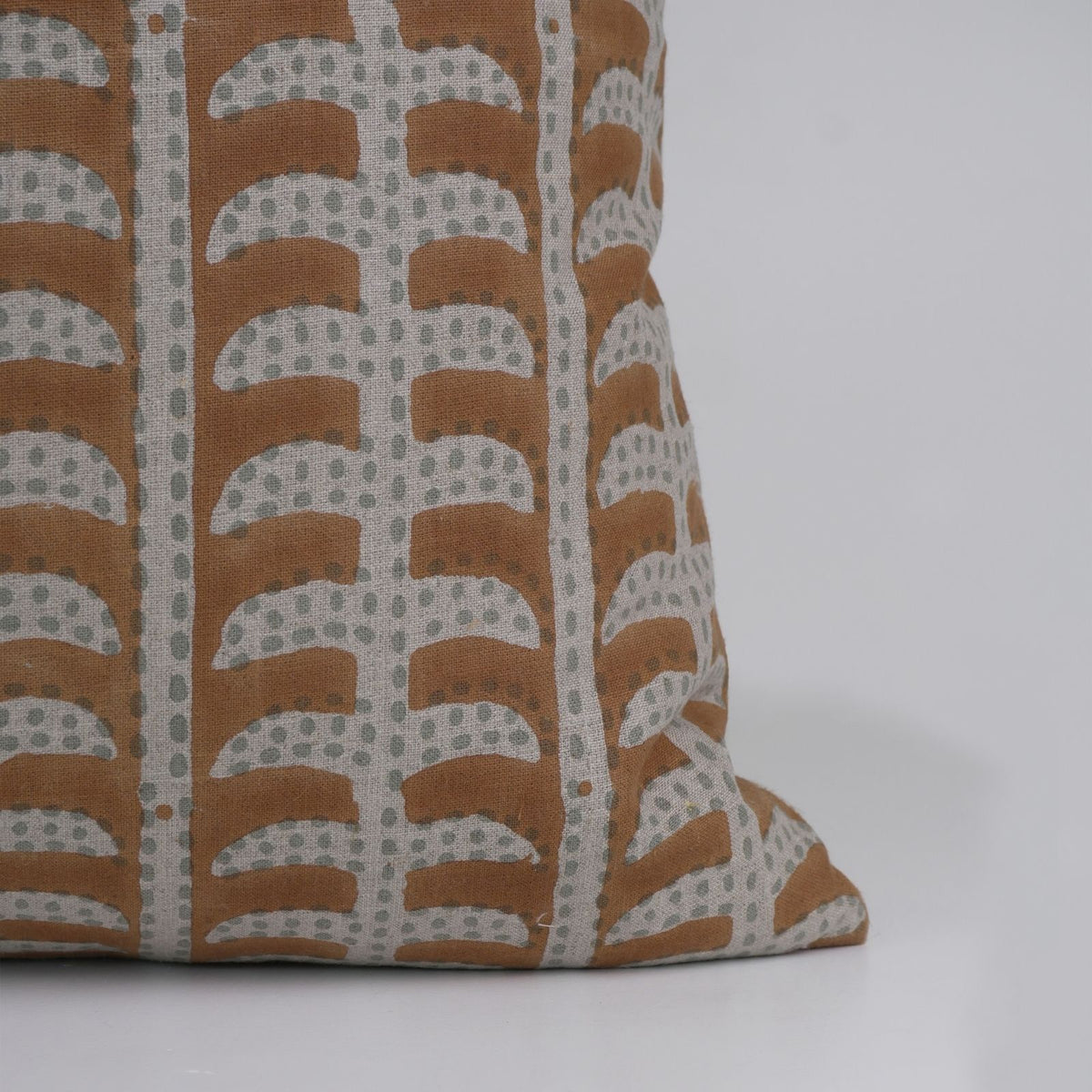 Indian Ancient Linen Pillow Cover for Sofa || Garud