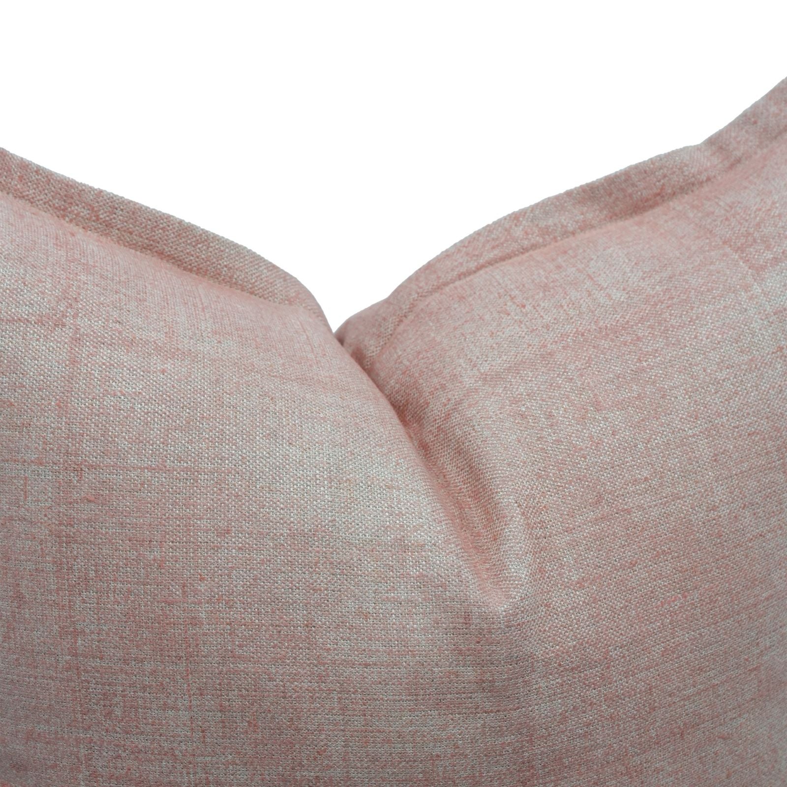 Solid Pink Thick Linen Oxford Pillow Cover | Farmhouse Decor