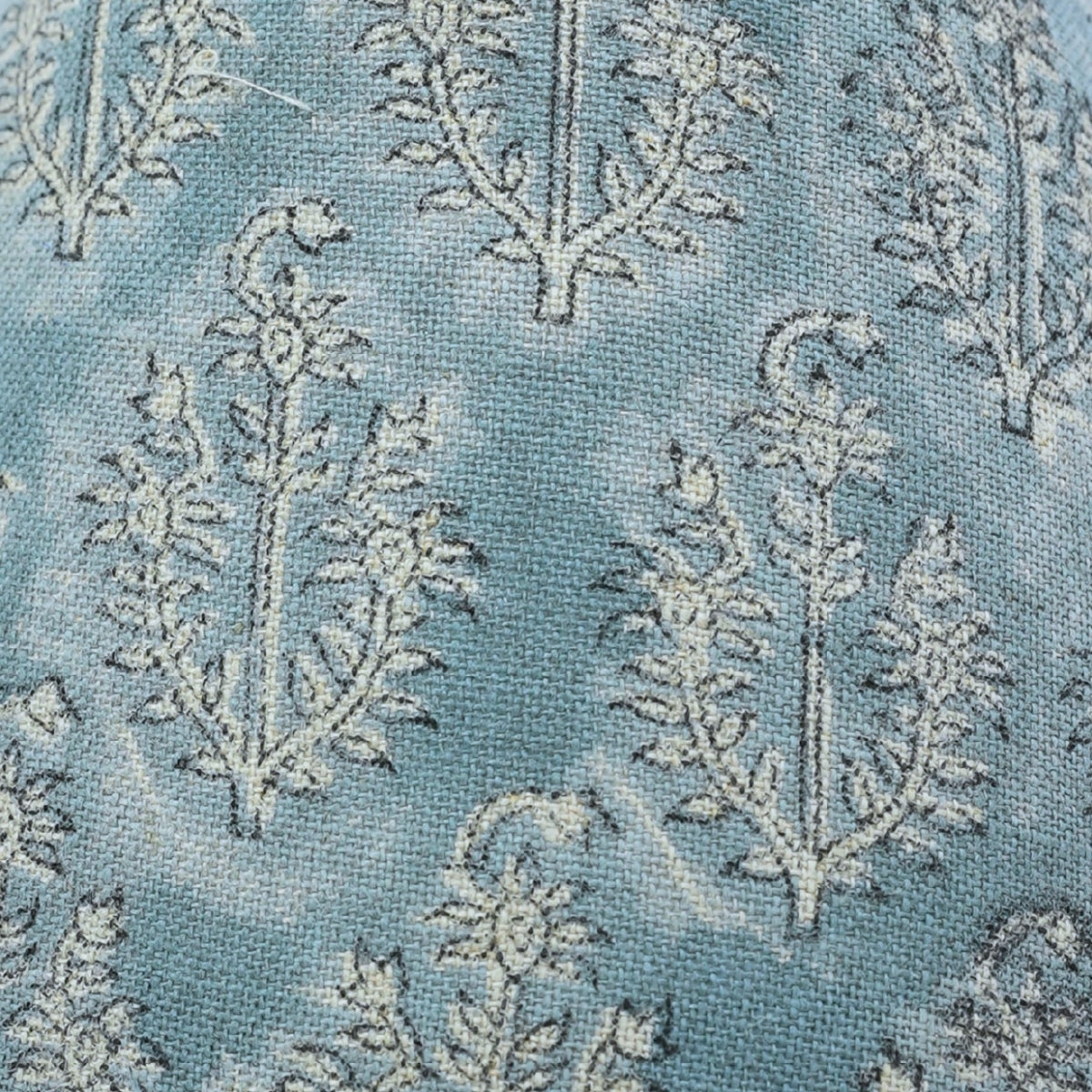 Neelgagan Blue Linen Lampshade | Handmade Drum & Coolie Styles