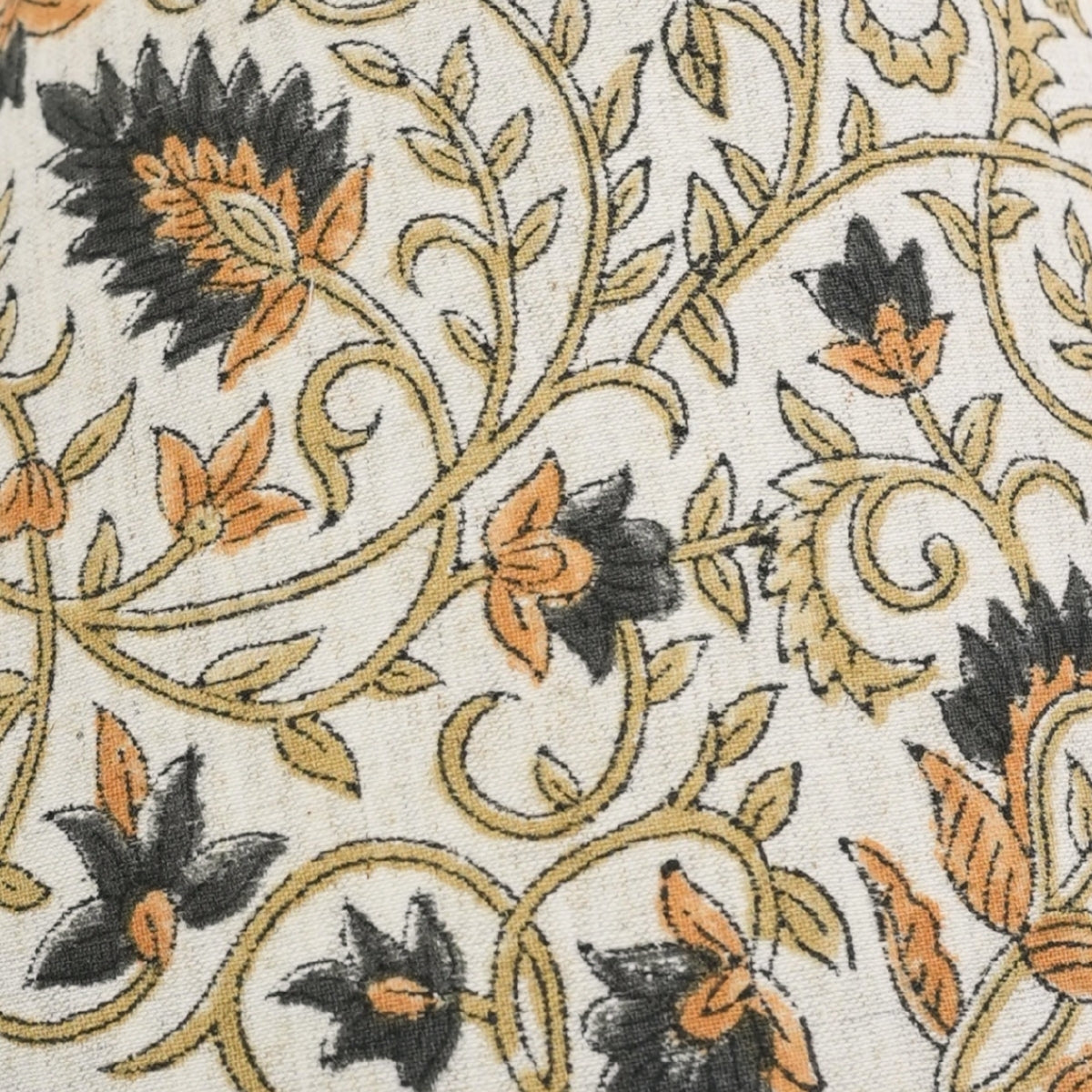 Hawamahl Blue & Green Floral Viscose Linen Detachable Lampshade