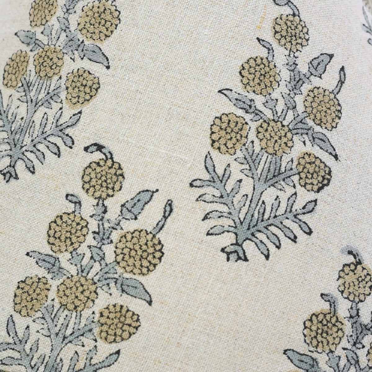 Gray & Green Hajara Floral Linen Blend Detachable Lampshade