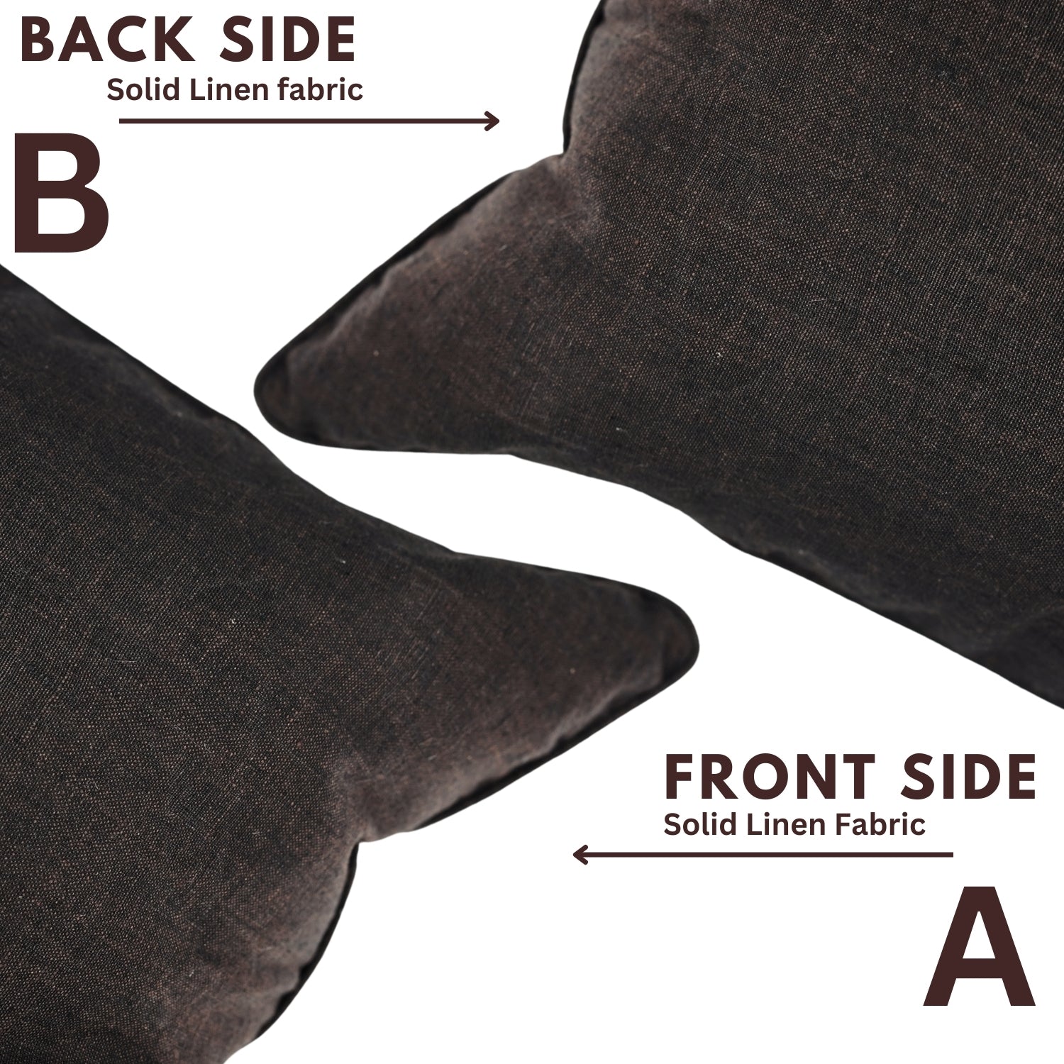 Premium Solid Linen Sofa/Couch Cushion/Pillow Cover