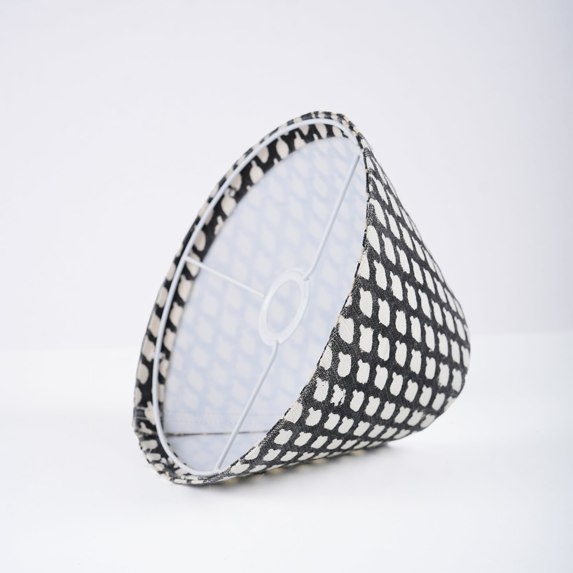 Handmade Off-White Linen Home Decor Lampshade - Khushbu