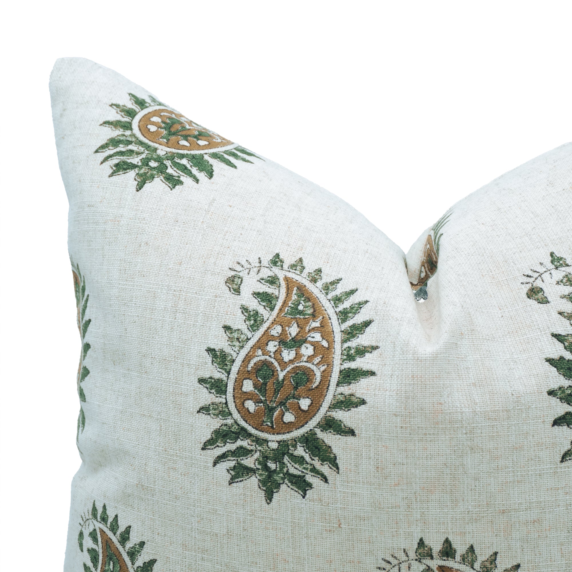 Indian Block Print Viscose Linen Throw Cover - Lakshita
