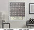 Hand Block Printed Roman Blinds in Pure Linen Brown & Light Pink Floral Throw Shade - Chudamani