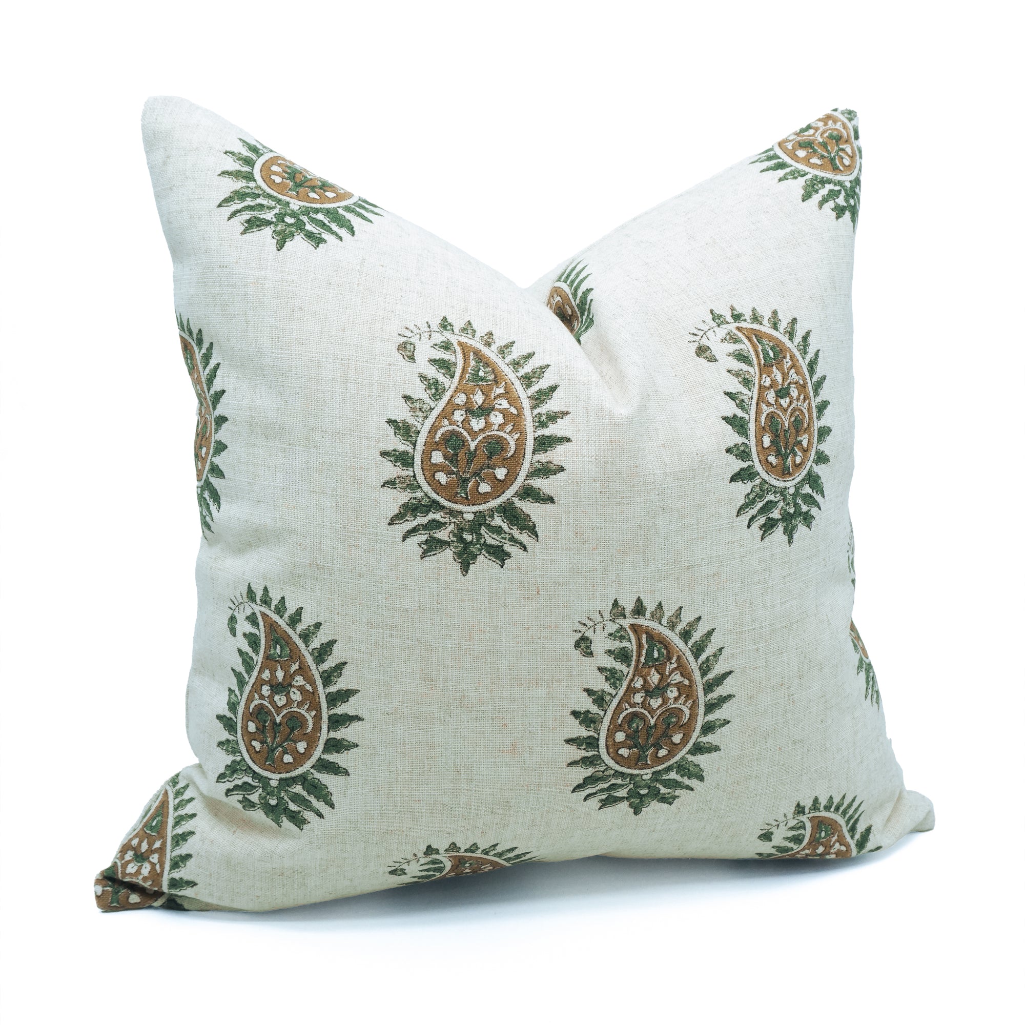 Indian Block Print Viscose Linen Throw Cover - Lakshita