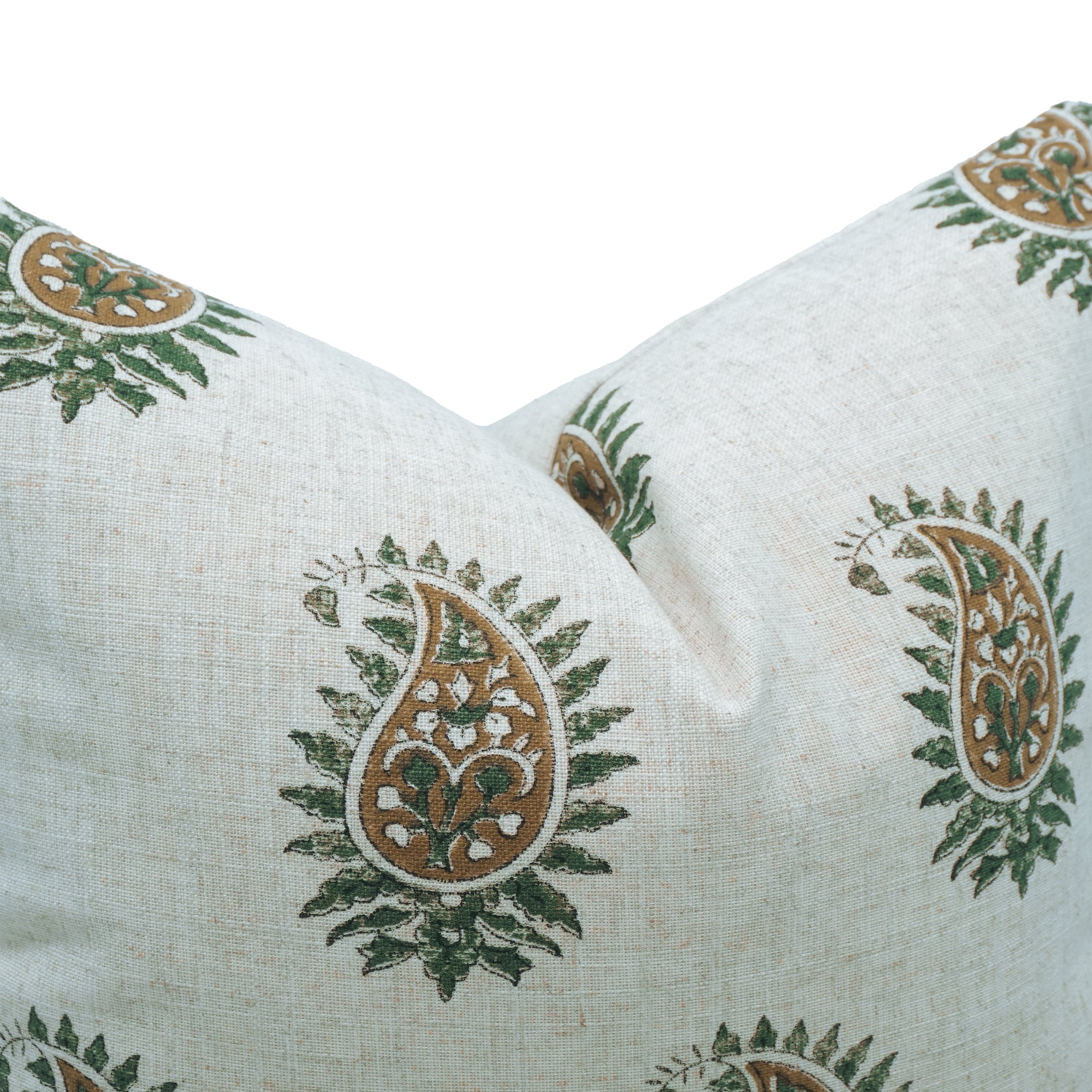 Indian Block Print Viscose Linen Throw Cover - Lakshita