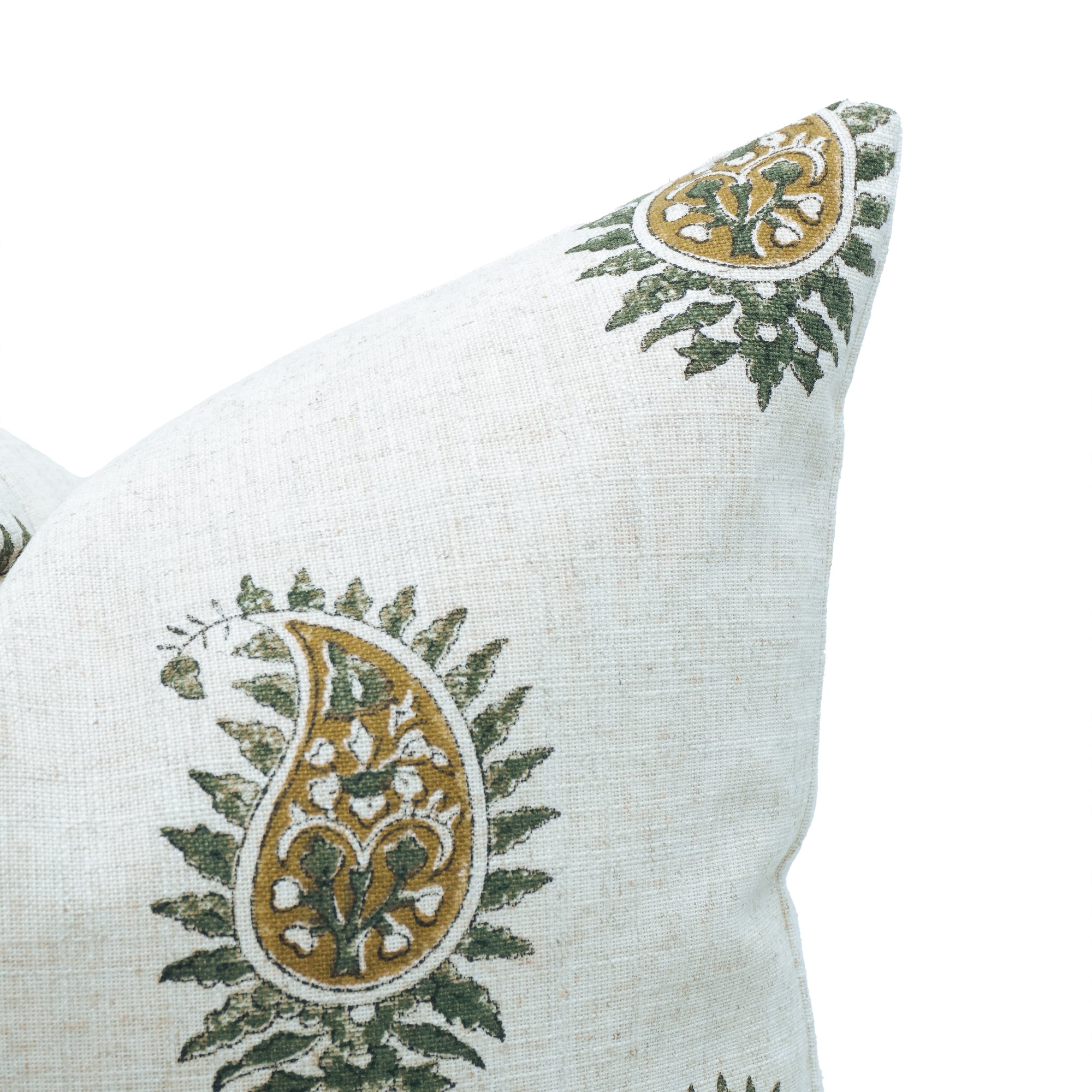 Indian Block Print Viscose Linen Throw Cover - Lakshita