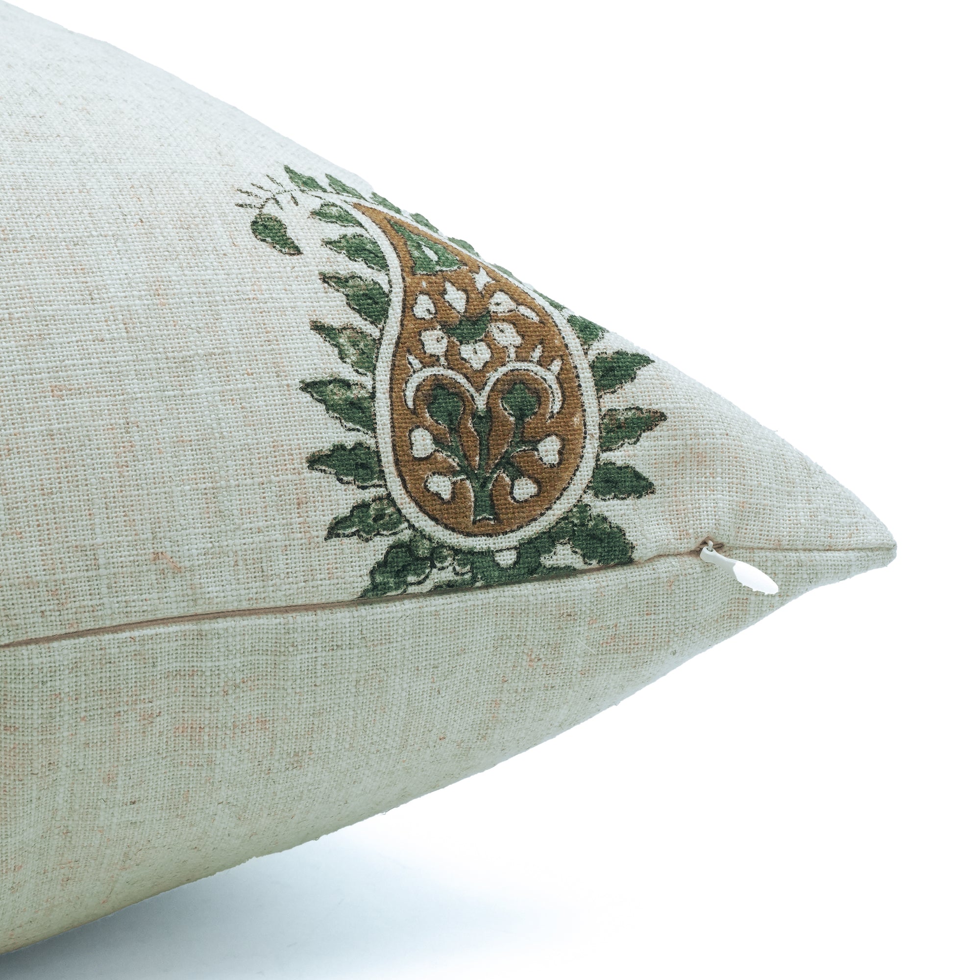 Indian Block Print Viscose Linen Throw Cover - Lakshita