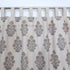Indian Handmade Morpankh Floral Linen Blend Curtains 